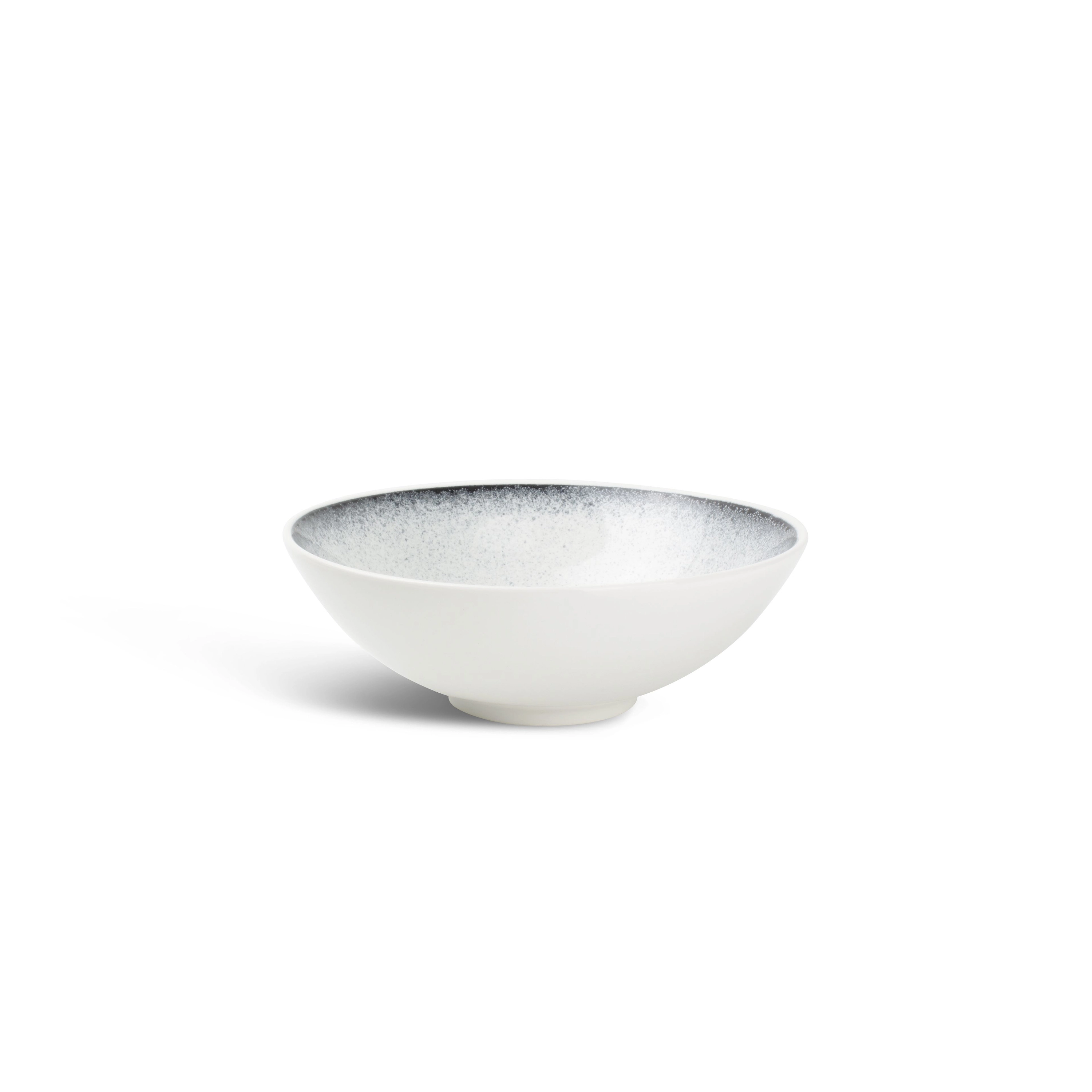 Salad bowl DUSK SPECKLED Ø180xh60mm 60cl Porcelaine Blanc et Bleu - Fine2Dine - Henri Julien