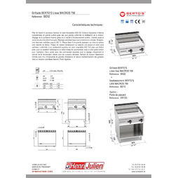 Grillade Gaz L800 BERTO'S Macros 700 - Henri Julien
